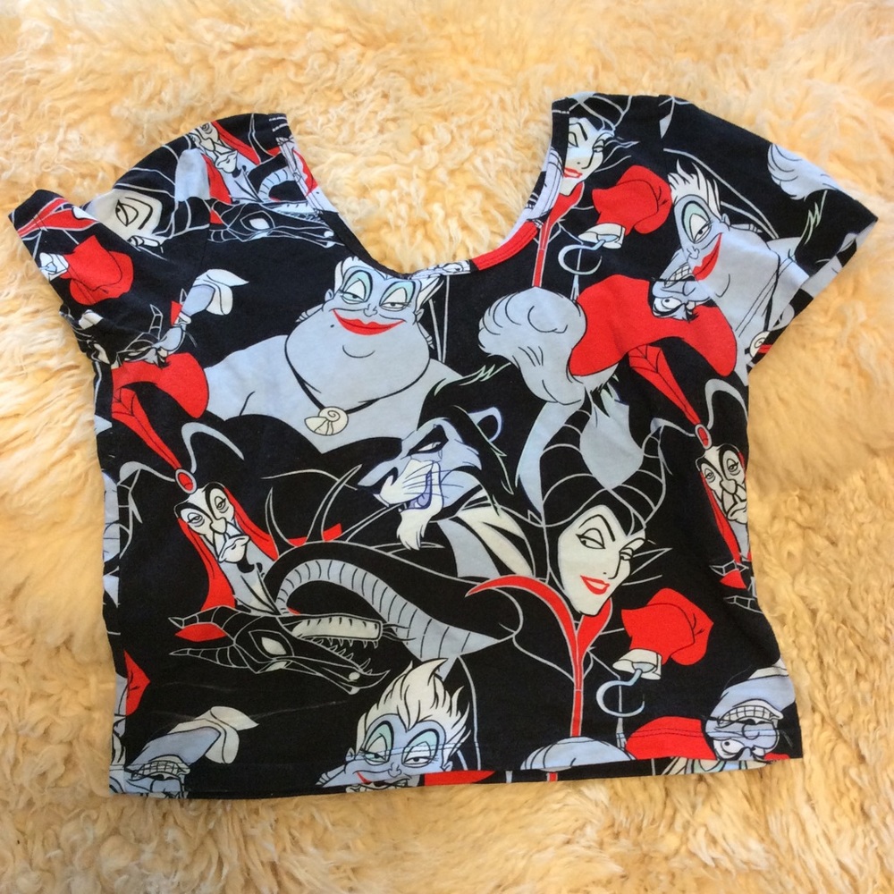 Disney Villain crop top